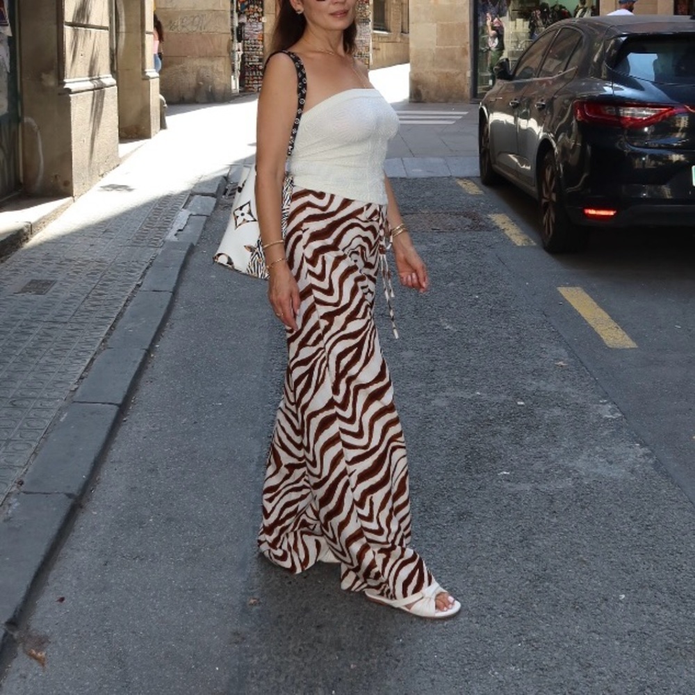 ZARA • Wide Leg Printed Pants • Size M/US 28 Perfect condition—worn only once